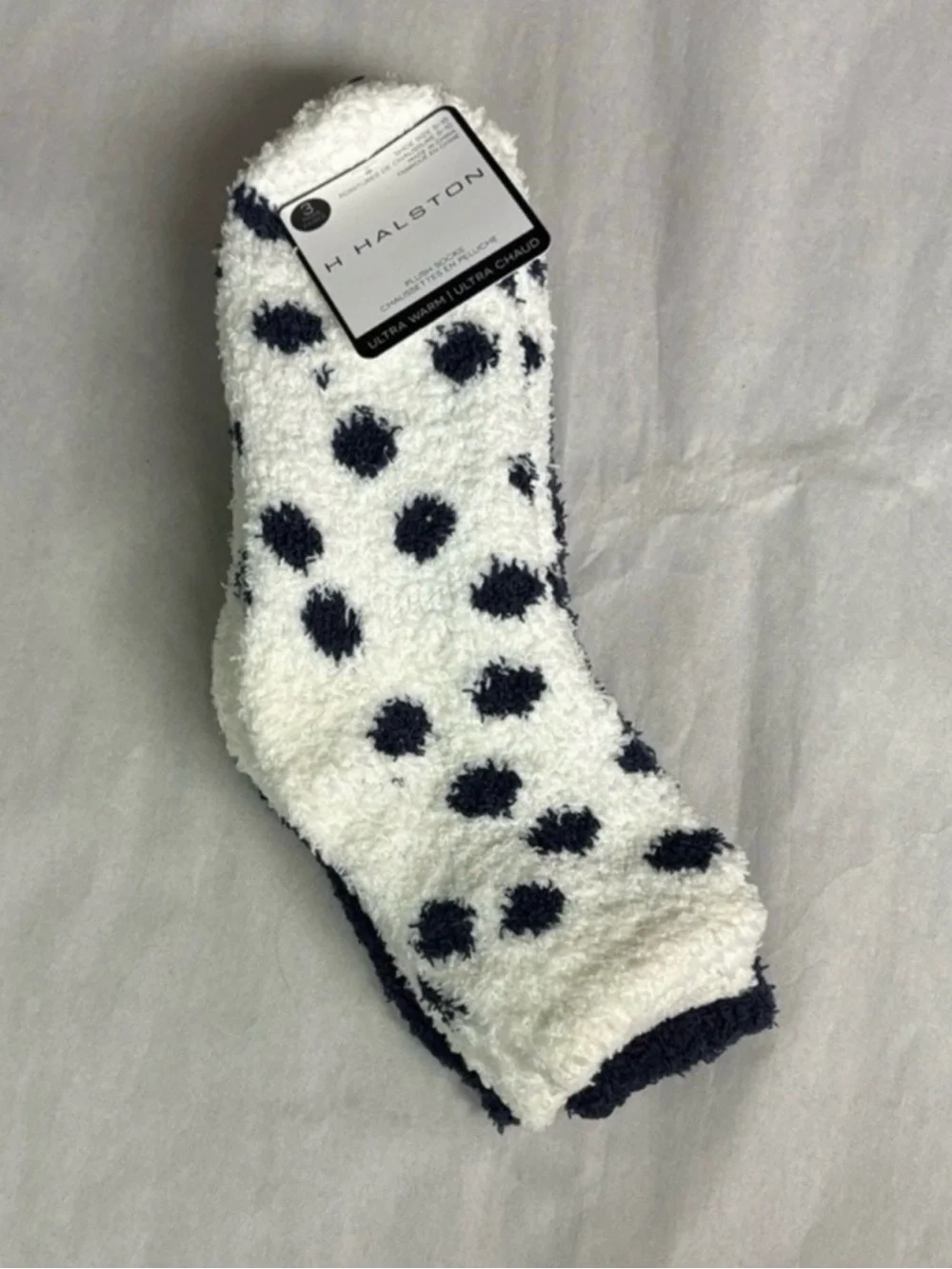 New Halston Socks Women’s 3 Pair Ultra Warm Fuzzy Cozy Plush Socks Casual Soft